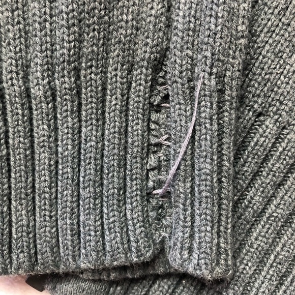 Calvin Klein Grey Zip Up Sweater Med - Picture 6 of 10
